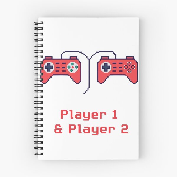 Item preview, Player 1 and Player 2 – Valentine’s Day Gaming Couple Design designed and sold by Sparkofart07.