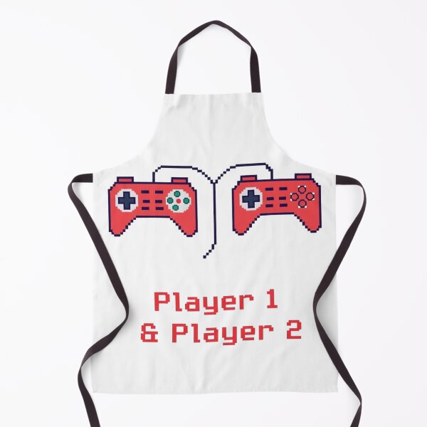 Item preview, Player 1 and Player 2 – Valentine’s Day Gaming Couple Design designed and sold by Sparkofart07.