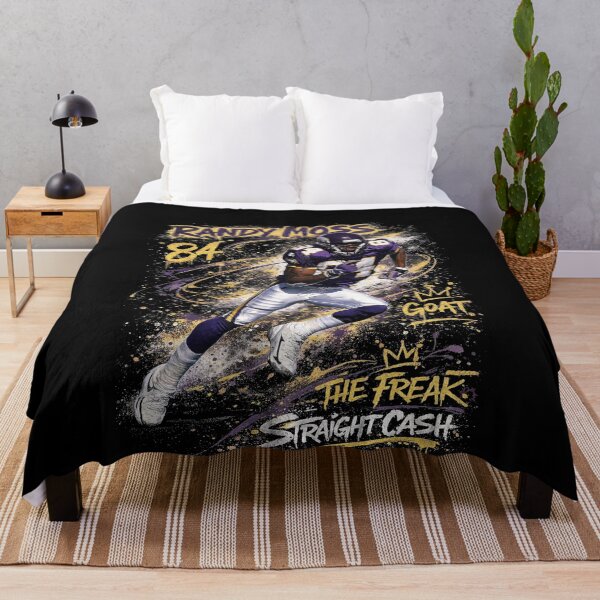 Item preview, Randy Moss GOAT Mode – Minnesota Vikings #84 in Graffiti Swagger designed and sold by TheArtOfCar.