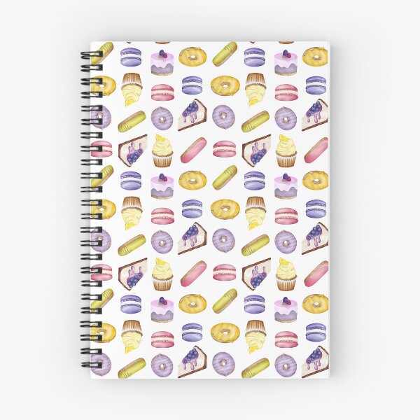 Item preview, Watercolor Sweets Patisserie Macarons Eclairs Donuts Cakes Tea Party designed and sold by katasonovaart.