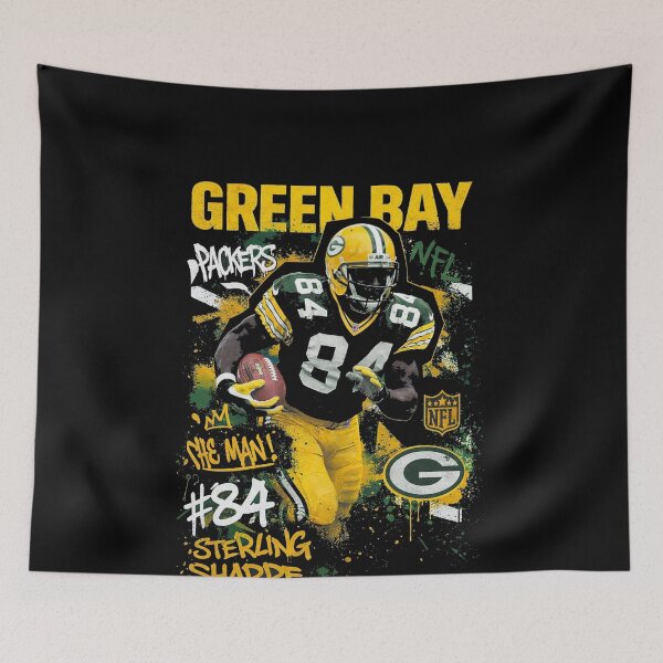 Item preview, Sterling Sharpe Prime Time – Green Bay Packers #84 Street Legacy designed and sold by TheArtOfCar.