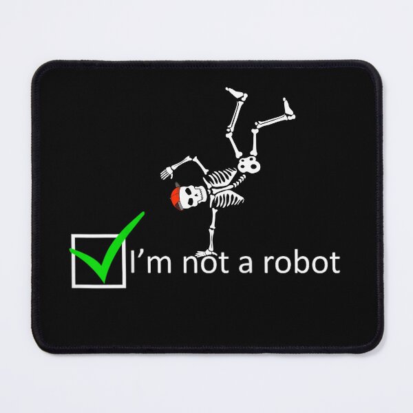 Item preview, Funny Nerdy I'm not a Robot Test Computer Geek Gift designed and sold by waikibi ⭐⭐⭐⭐⭐.