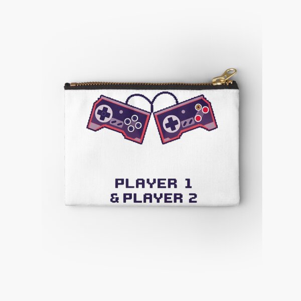 Item preview, Player 1 and Player 2 – Valentine’s Day Gaming Couple Design designed and sold by Sparkofart07.