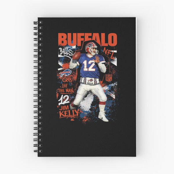Item preview, Jim Kelly Heat Check – Buffalo Bills QB #12 in Grit & Glory designed and sold by TheArtOfCar.