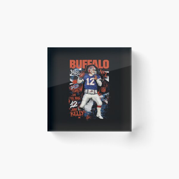 Item preview, Jim Kelly Heat Check – Buffalo Bills QB #12 in Grit & Glory designed and sold by TheArtOfCar.