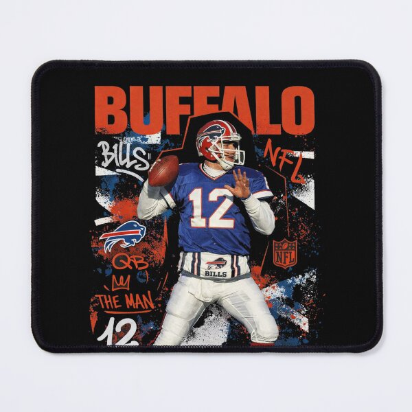 Item preview, Jim Kelly Heat Check – Buffalo Bills QB #12 in Grit & Glory designed and sold by TheArtOfCar.