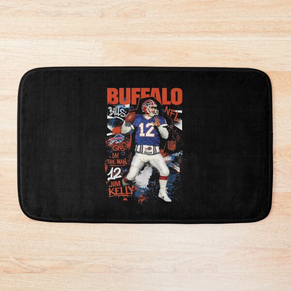 Item preview, Jim Kelly Heat Check – Buffalo Bills QB #12 in Grit & Glory designed and sold by TheArtOfCar.
