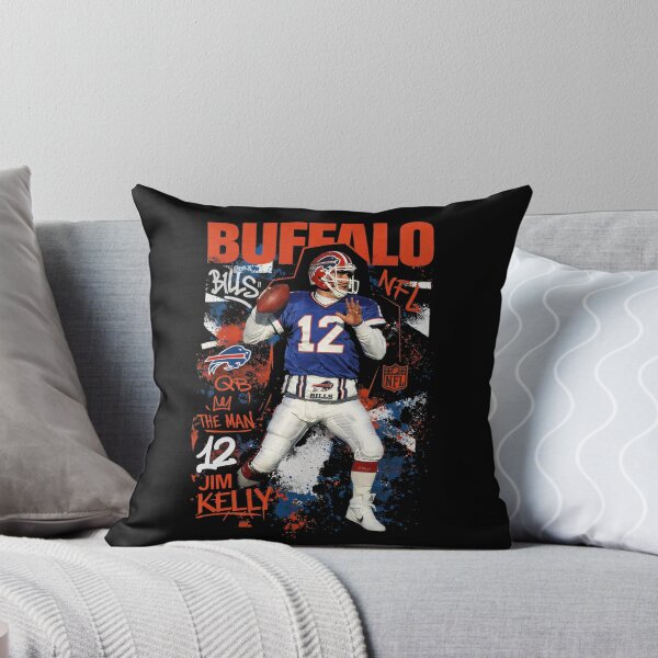 Item preview, Jim Kelly Heat Check – Buffalo Bills QB #12 in Grit & Glory designed and sold by TheArtOfCar.