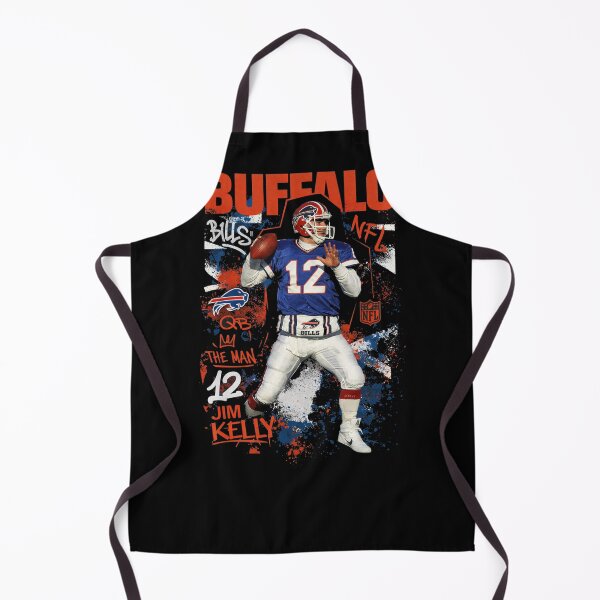 Item preview, Jim Kelly Heat Check – Buffalo Bills QB #12 in Grit & Glory designed and sold by TheArtOfCar.