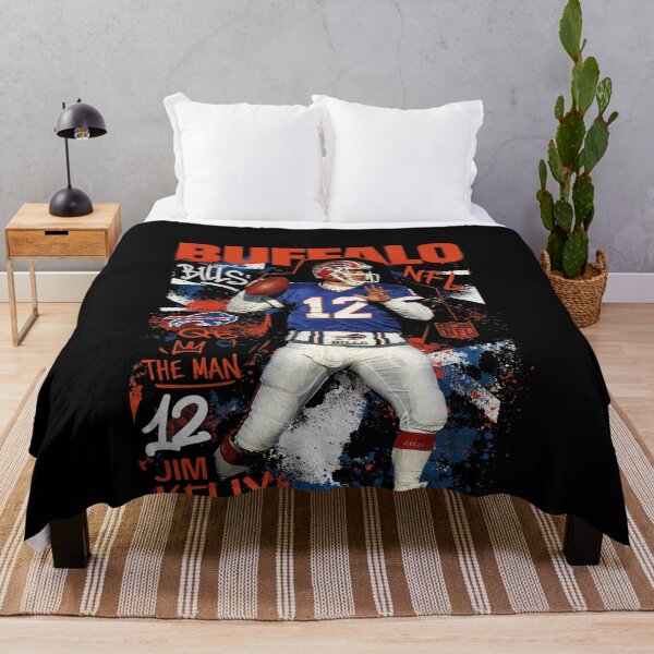Item preview, Jim Kelly Heat Check – Buffalo Bills QB #12 in Grit & Glory designed and sold by TheArtOfCar.