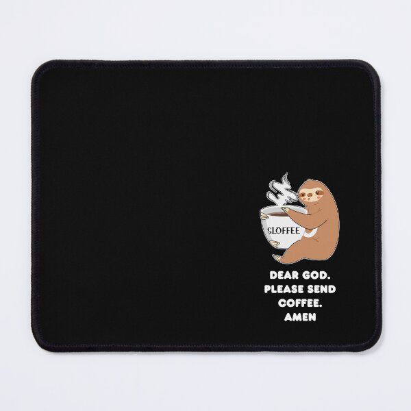 Item preview, Dear God, please send coffee. Amen | Funny Christian Gift, Christian Humor, Funny Religious Gift designed and sold by PISMO_SHOP.