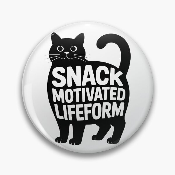 Item preview, Snack Motivated Lifeform Cat Humor designed and sold by Tammy Winand Arts.