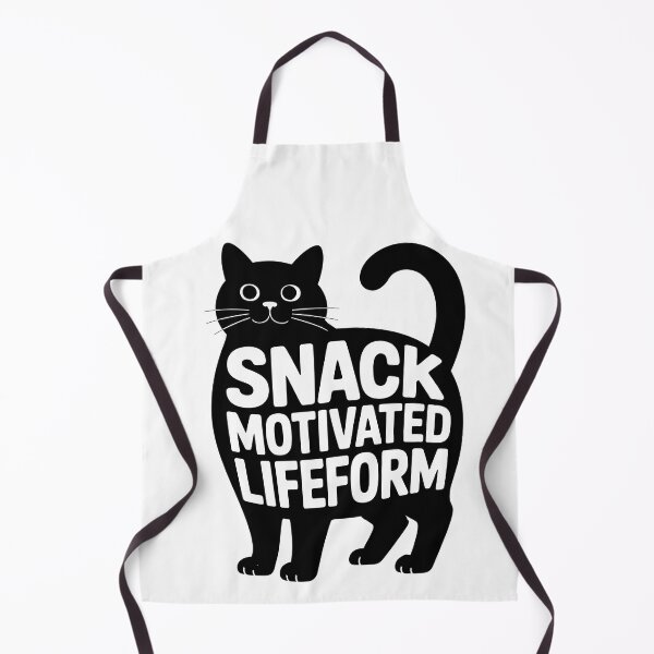 Item preview, Snack Motivated Lifeform Cat Humor designed and sold by Tammy Winand Arts.