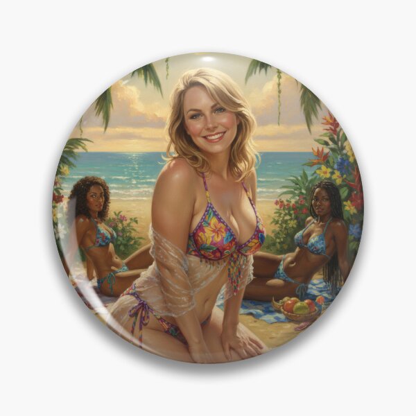 Item preview, rubia madura en la playita designed and sold by Chubby Chase.