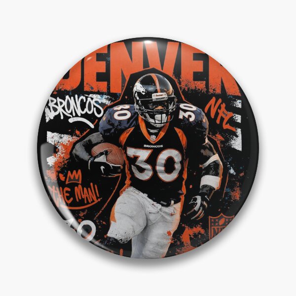Item preview, Terrell Davis Mile High Swagger – Denver Broncos #30 in Spray Paint Power designed and sold by TheArtOfCar.