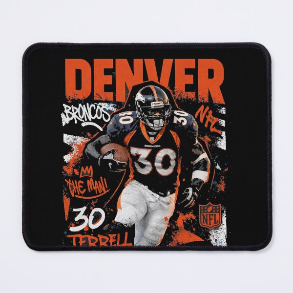 Item preview, Terrell Davis Mile High Swagger – Denver Broncos #30 in Spray Paint Power designed and sold by TheArtOfCar.
