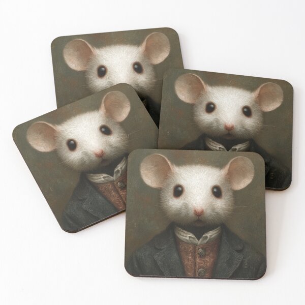 Item preview, Mouse in a suit poses for portrait designed and sold by anytka.