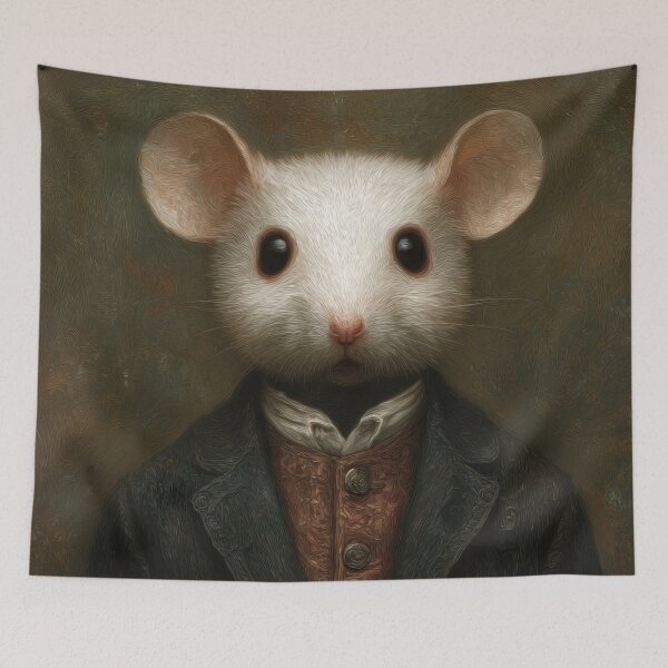 Item preview, Mouse in a suit poses for portrait designed and sold by anytka.