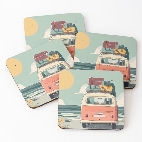 Item preview, Road trip to the beach with luggage designed and sold by anytka.