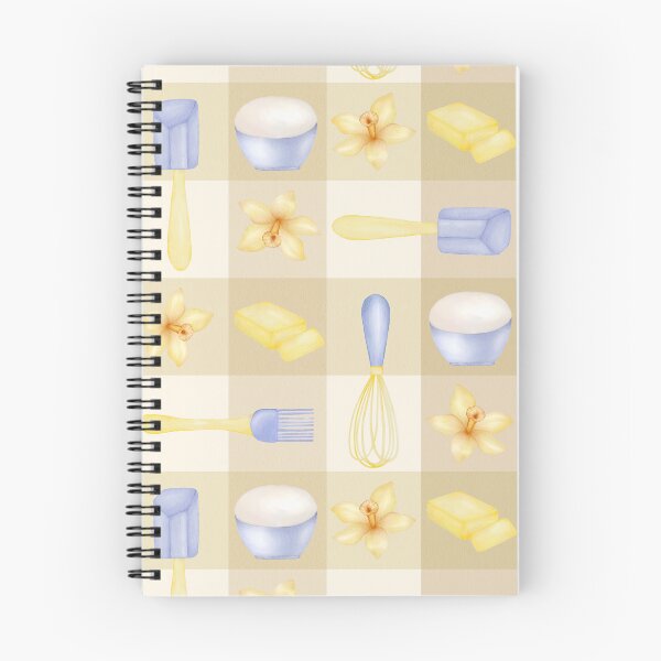 Item preview, Watercolor Baking Tools with Vanilla Flowers Dough and Butter designed and sold by katasonovaart.