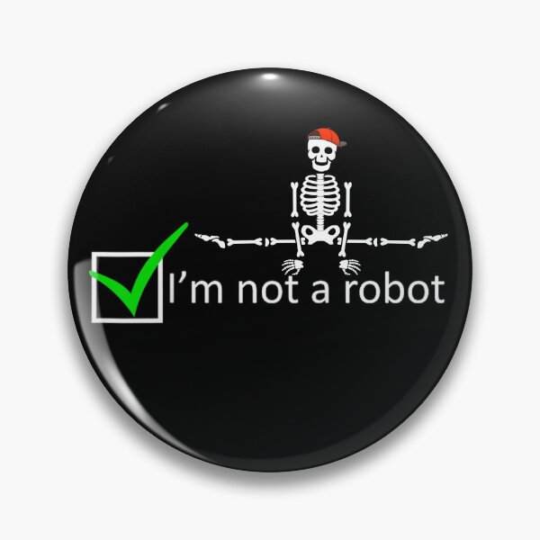 Item preview, Funny Nerdy I'm not a Robot Test Computer Geek Gift designed and sold by waikibi ⭐⭐⭐⭐⭐.
