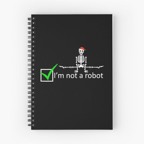 Item preview, Funny Nerdy I'm not a Robot Test Computer Geek Gift designed and sold by waikibi ⭐⭐⭐⭐⭐.