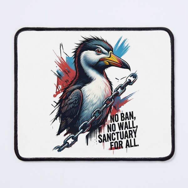 Item preview, Anti ice Rebel loon No ban, no wall, sanctuary for all designed and sold by Uglyandcute.
