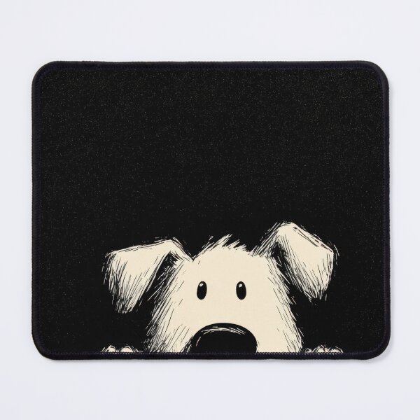 Item preview, Dog looks up from table at night designed and sold by anytka.