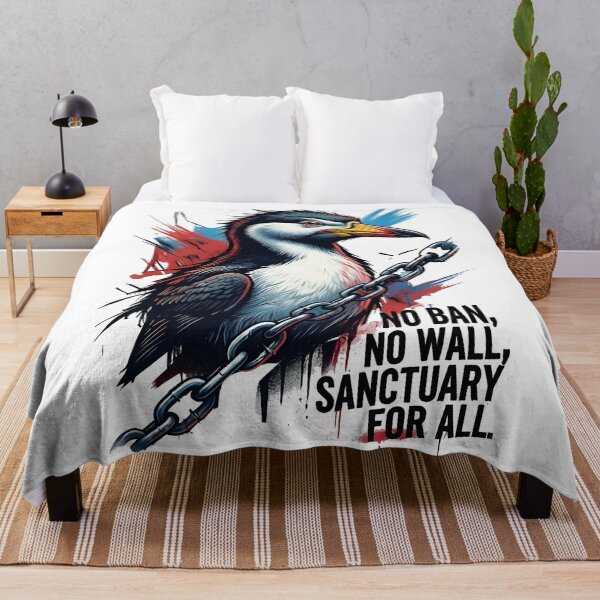 Item preview, Anti ice Rebel loon No ban, no wall, sanctuary for all designed and sold by Uglyandcute.