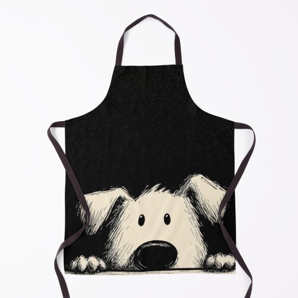 Item preview, Dog looks up from table at night designed and sold by anytka.