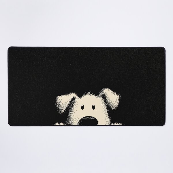 Item preview, Dog looks up from table at night designed and sold by anytka.