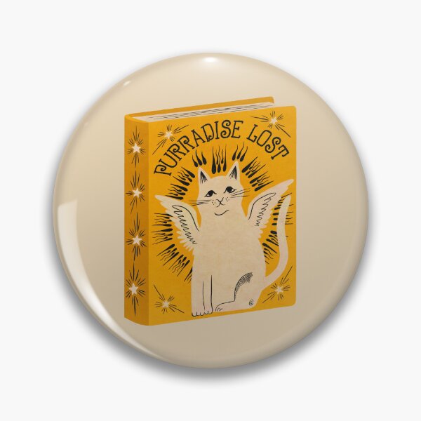 Item preview, Purradise Lost | Bookish Cat Pun, Classic Literature Pun With Cats, Bookish Gifts, John Milton Poem Paradise Lost designed and sold by Carrie Cantwell Art.
