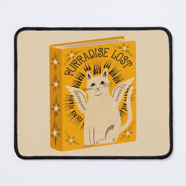 Item preview, Purradise Lost | Bookish Cat Pun, Classic Literature Pun With Cats, Bookish Gifts, John Milton Poem Paradise Lost designed and sold by Carrie Cantwell Art.