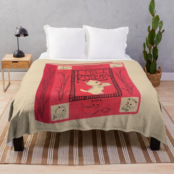 Item preview, Little Kittens | Bookish Cat Pun, Classic Literature Pun With Cats, Bookish Gifts, Little Women Louisa May Alcott designed and sold by Carrie Cantwell Art.