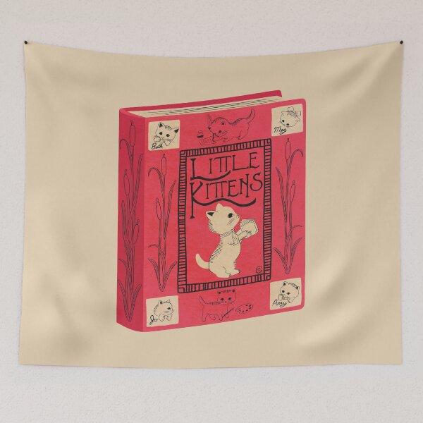 Item preview, Little Kittens | Bookish Cat Pun, Classic Literature Pun With Cats, Bookish Gifts, Little Women Louisa May Alcott designed and sold by Carrie Cantwell Art.
