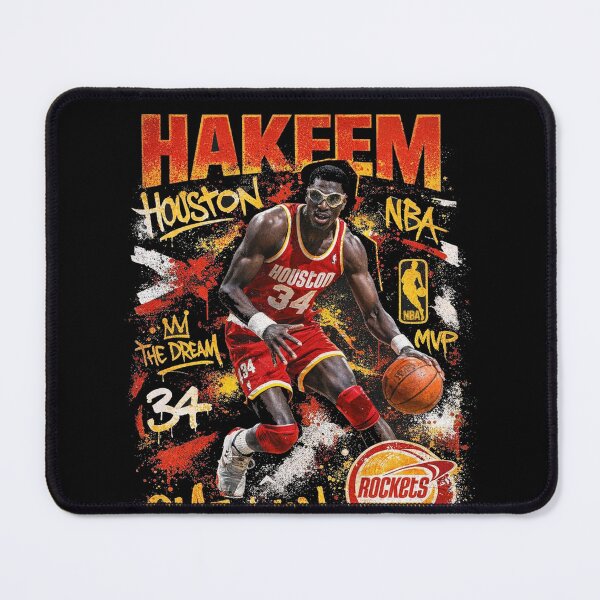 Item preview, Hakeem “The Dream” – Houston Rockets #34 in MVP Graffiti Glory designed and sold by TheArtOfCar.