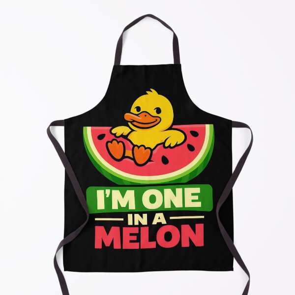 Item preview, I’m One in a Melon Cute Duck Pun Design designed and sold by TeeTimeTreasure.