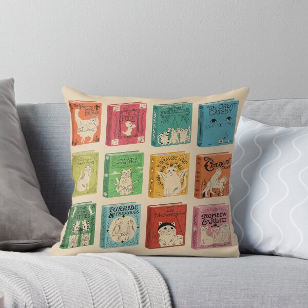 Item preview, Meowsterpieces of Kiterature | Classic Book Cat Literature Puns designed and sold by Carrie Cantwell Art.
