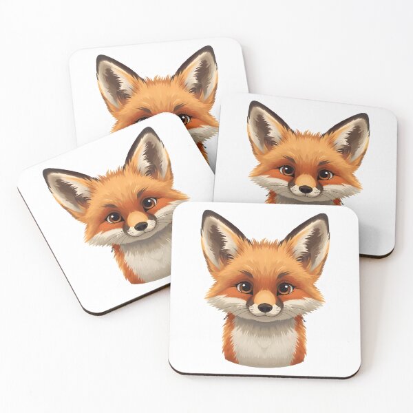 Item preview, Adorable Realistic Fox Cub Sticker designed and sold by Teewave-Ashish.