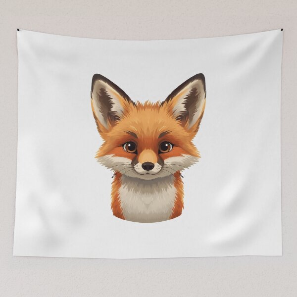 Item preview, Adorable Realistic Fox Cub Sticker designed and sold by Teewave-Ashish.