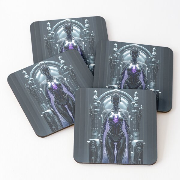 Item preview, The Obsidian Queen - Dark Android designed and sold by CreativeCorez.