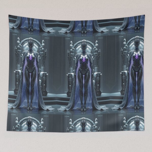 Item preview, The Obsidian Queen - Dark Android designed and sold by CreativeCorez.