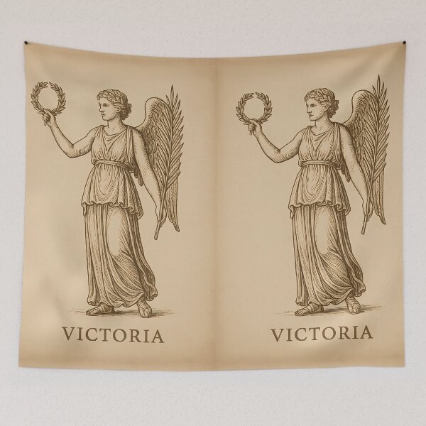 Item preview, Victoria Roman Goddess of Victory Vintage Illustration designed and sold by NarjaShop.