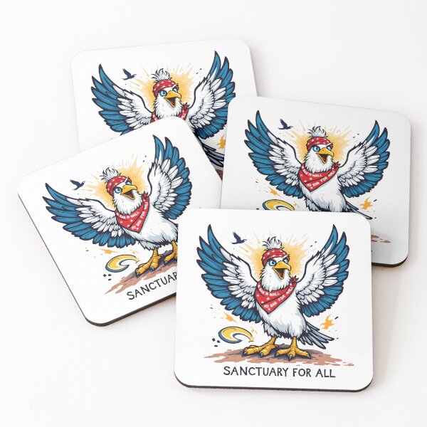 Item preview, Anti ice Rebel loon No ban, no wall, sanctuary for all designed and sold by Uglyandcute.