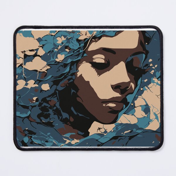 Item preview, Antheia’s Repose (Human Nature No. 6) - Figurative Biophilic Vector Art designed and sold by Danford Biophilic.