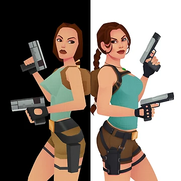 Artwork thumbnail, Double Croft by RikDrawsThings