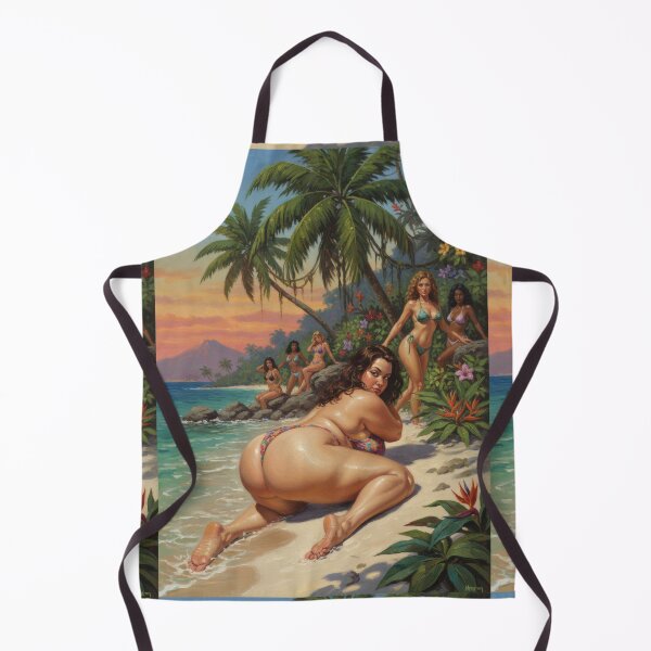Item preview, super ttractive chubby girl on the beach designed and sold by Chubby Chase.