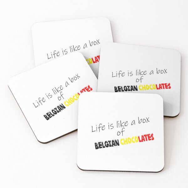 Item preview, Life is like a box of Belgian Chocolates designed and sold by JensVanReeth.