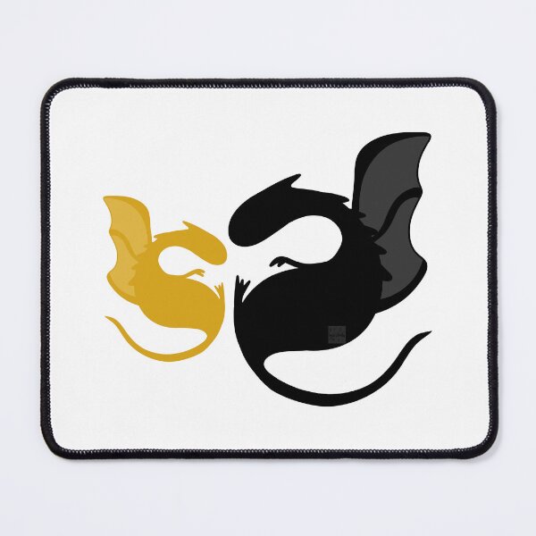 Item preview, Black and gold dragons designed and sold by Angela’s Doodles.