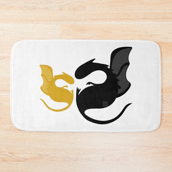 Item preview, Black and gold dragons designed and sold by Angela’s Doodles.